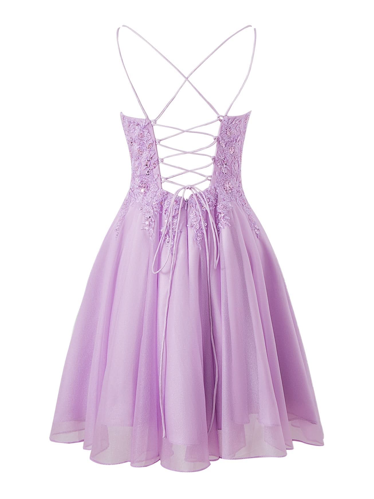 Evelyn Navy Blue | A-line Chiffon Short Homecoming Dress BM bride