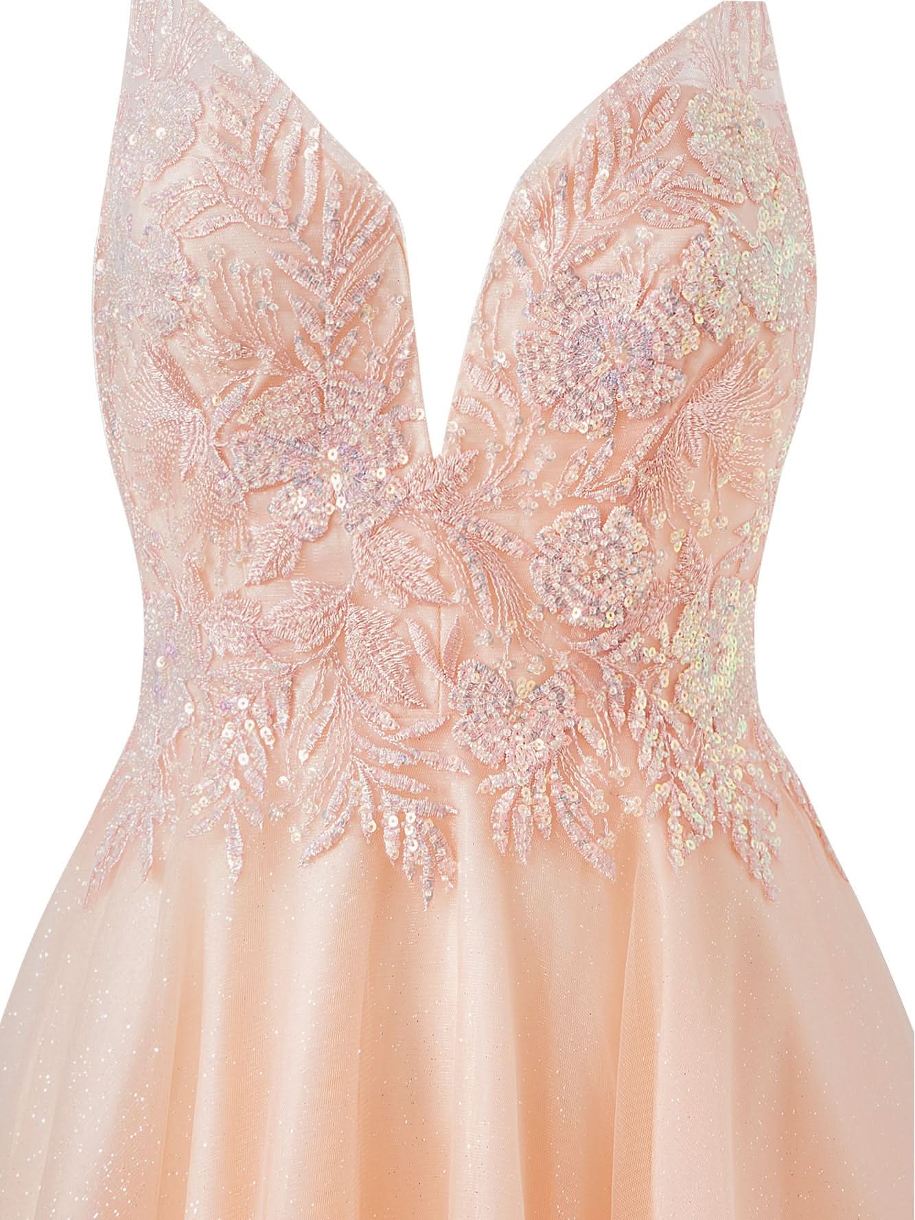 Glamorous Glitter Tulle A-line Short Spaghetti Strap Homecoming Dress BM bride