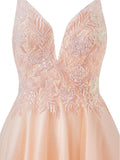 Glamorous Glitter Tulle A-line Short Spaghetti Strap Homecoming Dress BM bride