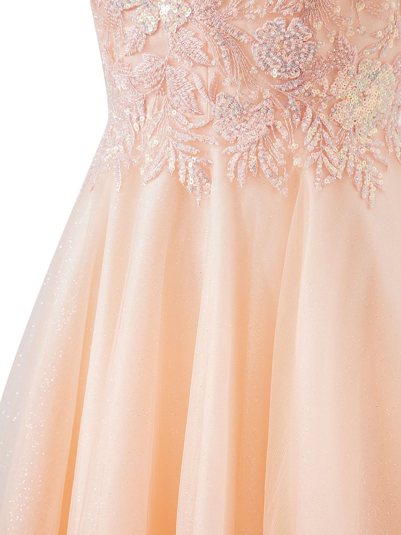 Glamorous Glitter Tulle A-line Short Spaghetti Strap Homecoming Dress BM bride