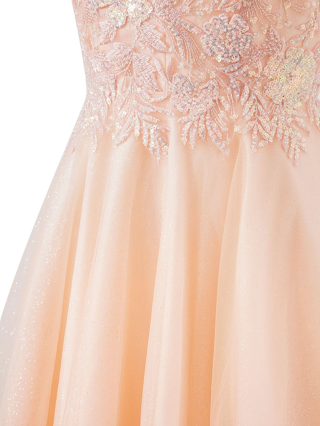 Glamorous Glitter Tulle A-line Short Spaghetti Strap Homecoming Dress BM bride