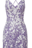Lovely Sheath Short Spaghetti Straps Lace Homecoming Dress BM bride