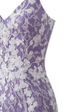 Lovely Sheath Short Spaghetti Straps Lace Homecoming Dress BM bride