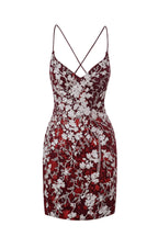 Lovely Sheath Short Spaghetti Straps Lace Homecoming Dress BM bride