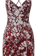 Lovely Sheath Short Spaghetti Straps Lace Homecoming Dress BM bride