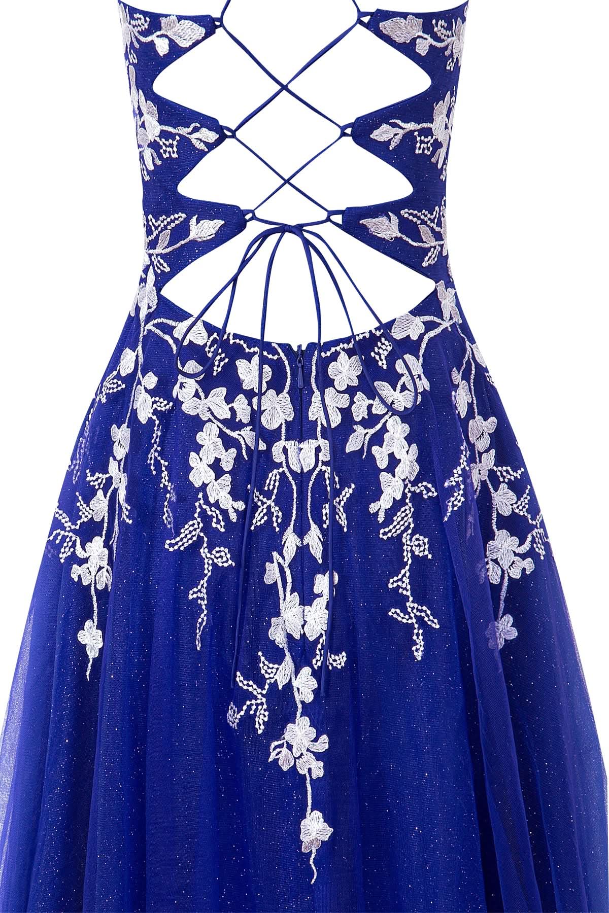 Sparkly Aline Short Glitter Tulle Homecoming Dress with Appliques BM bride