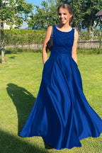 Elegant Black Sleeveless Jewel Mermaid Sequins Long Prom Dress Online BM bride