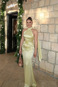Charming Halter Sleeveless Long Mermaid Prom Dress With Pleated