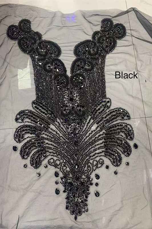 Crew Neck Sequins Sleeveless Flower Mermaid Princess Prom Dress Splicing Trumpet