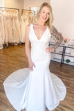 Glamorous A-Line Wedding Dress Spaghetti-Straps With Lace Appliques BM bride