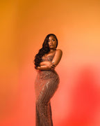 The Rose Gold Radiance - 2026 Hand-Beaded Mermaid Gown: Sweetheart Neckline with Shimmering Sequin Cascade