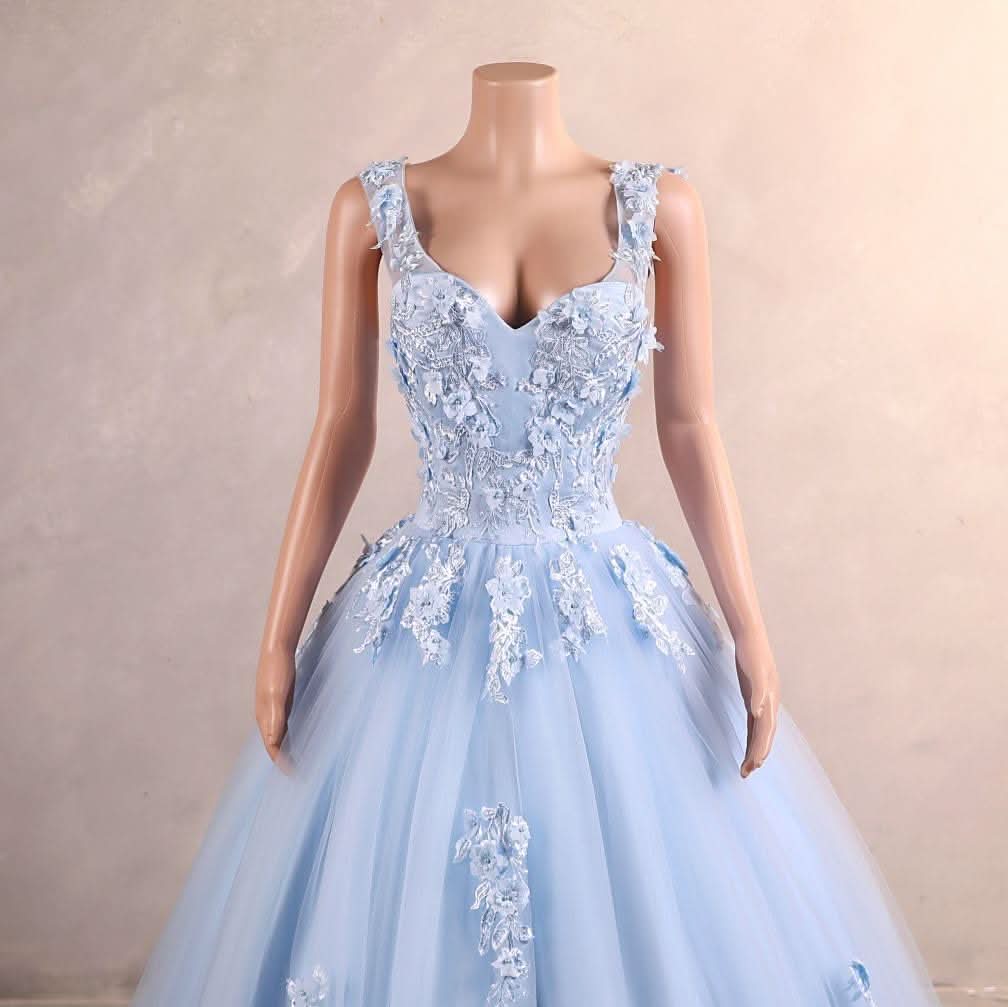 BMbride Women's Beading Sweetheart Ball Gown Tulle Layed Long Quinceanera Dress