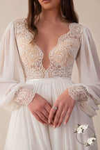 Lace Appliqued Wedding Dresses for Bride 2025 Beach Wedding Bridal Gowns for Women SE002