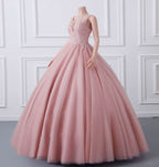 BMbride Women's Beading Sweetheart Ball Gown Tulle Layed Long Quinceanera Dress