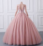 BMbride Women's Beading Sweetheart Ball Gown Tulle Layed Long Quinceanera Dress