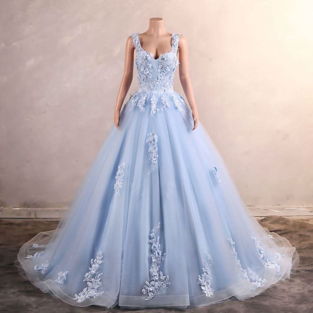 BMbride Women's Beading Sweetheart Ball Gown Tulle Layed Long Quinceanera Dress