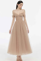 Off the Shoulder Spaghetti Strap Sleeveless Long Prom Dress With Beading