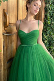 Emerald Spaghetti-Straps Short Prom Dress with Strapless BM bride