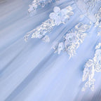 BMbride Women's Beading Sweetheart Ball Gown Tulle Layed Long Quinceanera Dress