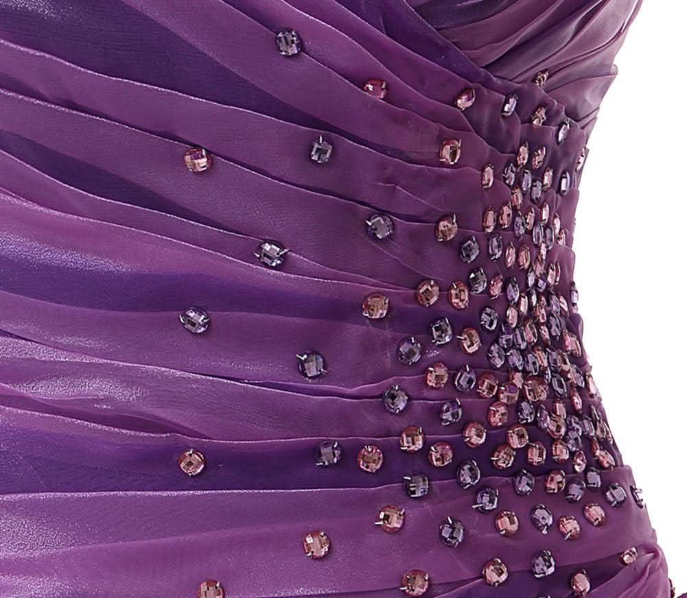 BMbride Women's Beading Sweetheart Ball Gown Tulle Layed Long Quinceanera Dress