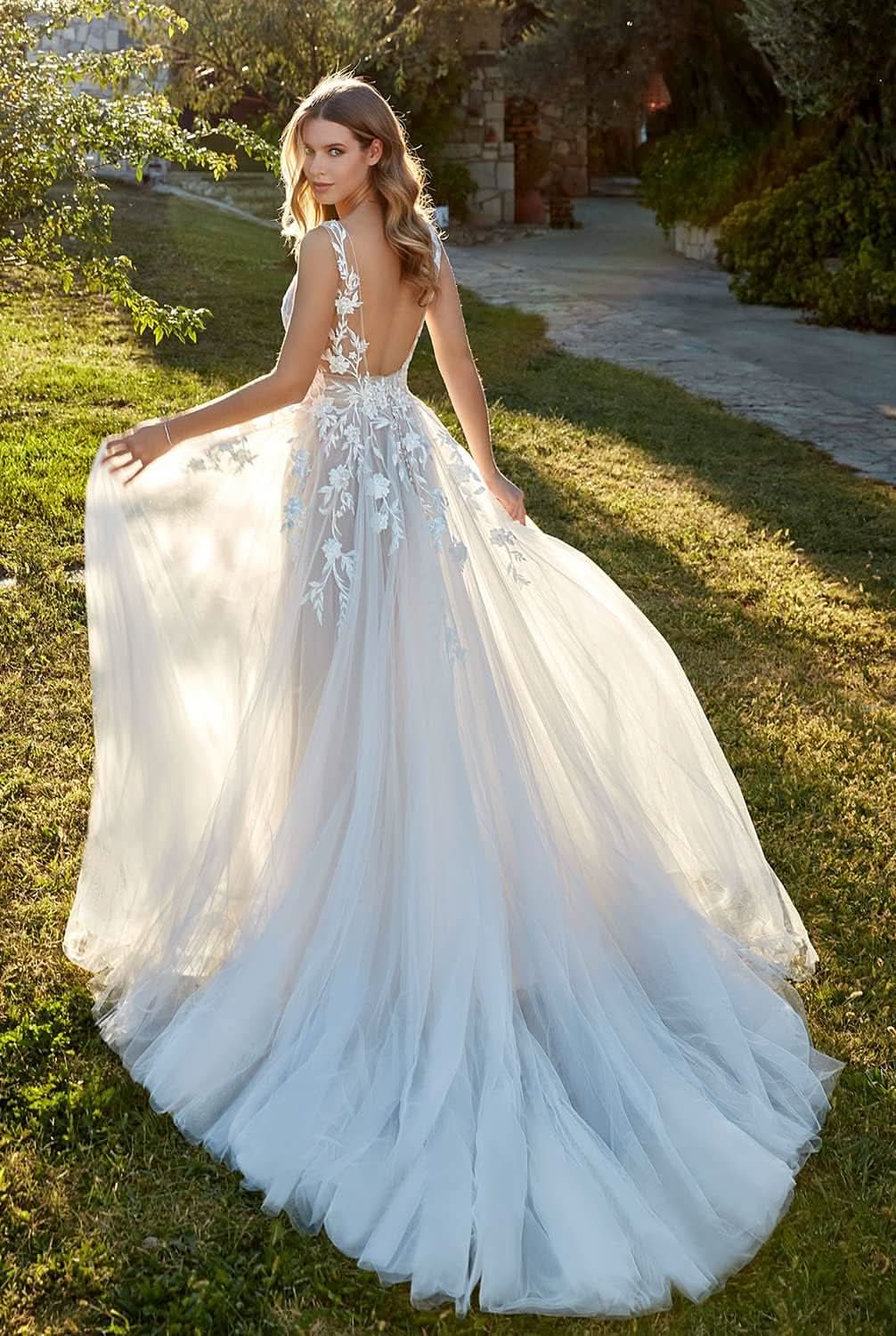 Lace Appliqued Wedding Dresses for Bride 2025 Beach Wedding Bridal Gowns for Women SE002