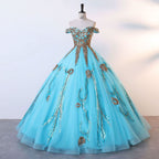 BMbride Women's Beading Sweetheart Ball Gown Tulle Layed Long Quinceanera Dress