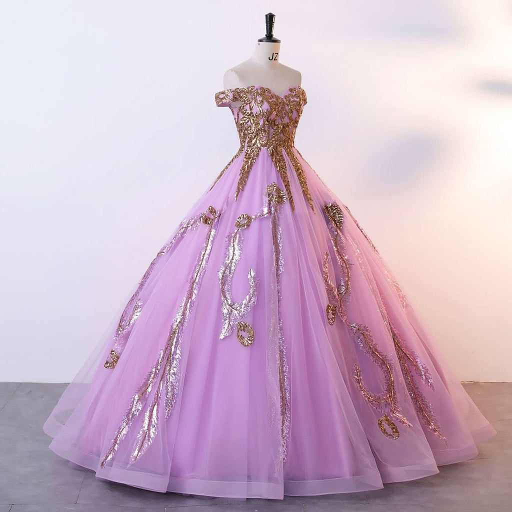 BMbride Women's Beading Sweetheart Ball Gown Tulle Layed Long Quinceanera Dress