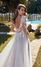 Lace Appliqued Wedding Dresses for Bride 2025 Beach Wedding Bridal Gowns for Women SE002