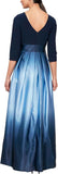 Women's Long Satin Mother of The Bride Dress with Pockets, Formal Party Gown (Petite and Regular Sizes) Bmbride