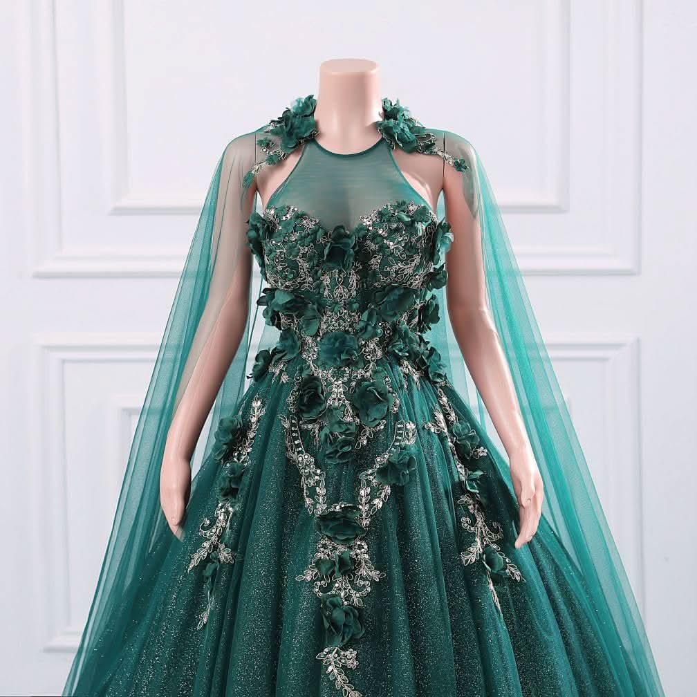 BMbride Women's Beading Sweetheart Ball Gown Tulle Layed Long Quinceanera Dress