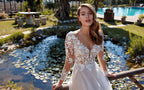 Lace Appliqued Wedding Dresses for Bride 2025 Beach Wedding Bridal Gowns for Women SE002