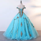 BMbride Women's Beading Sweetheart Ball Gown Tulle Layed Long Quinceanera Dress