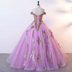 BMbride Women's Beading Sweetheart Ball Gown Tulle Layed Long Quinceanera Dress