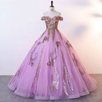BMbride Women's Beading Sweetheart Ball Gown Tulle Layed Long Quinceanera Dress
