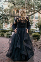Long Mermaid Off-the-shoulder Lace Wedding Dress BM bride