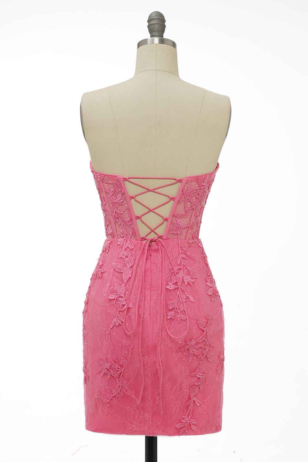Purple Tight Short Homecoming Dress with Appliques