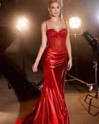 Black Sequin Prom Dress Long Split Spaghetti Straps BM bride