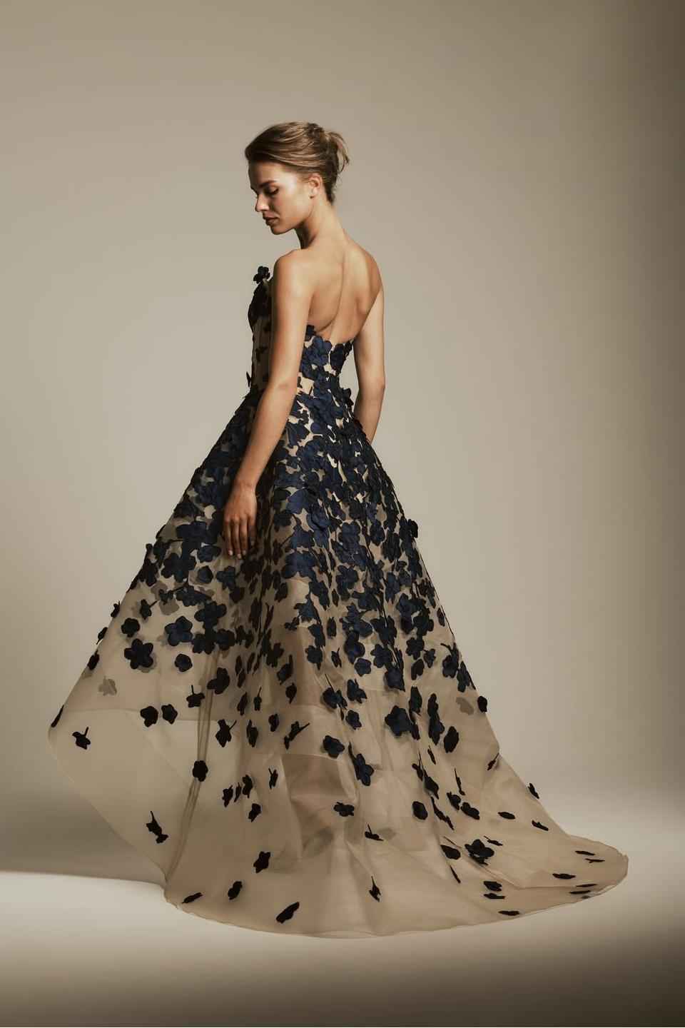 Strapless Sleeveless Long A Line Prom Dress With Pleated Appliques