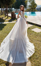 Lace Appliqued Wedding Dresses for Bride 2025 Beach Wedding Bridal Gowns for Women SE002