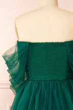 Charming Sweetheart A Line Prom Dress Cake Tulle Off the Shoulder
