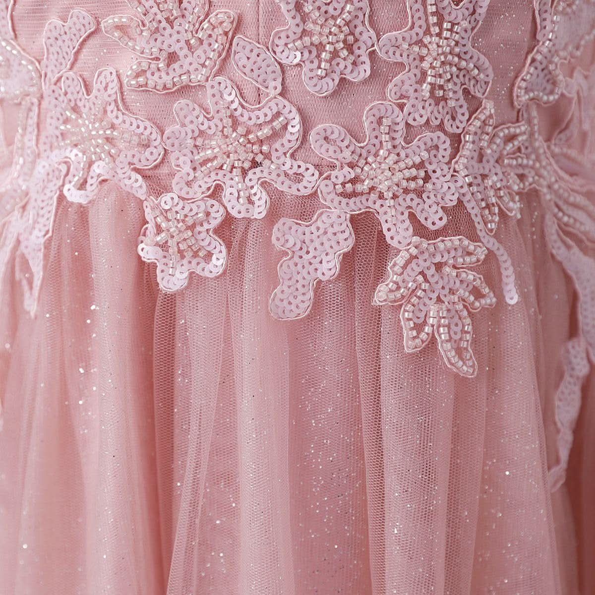 BMbride Women's Beading Sweetheart Ball Gown Tulle Layed Long Quinceanera Dress