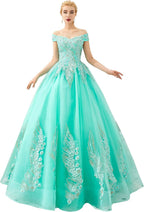 BMbride Women's Beading Sweetheart Ball Gown Tulle Layed Long Quinceanera Dress