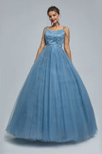 BMbride Women's Beading Sweetheart Ball Gown Tulle Layed Long Quinceanera Dress