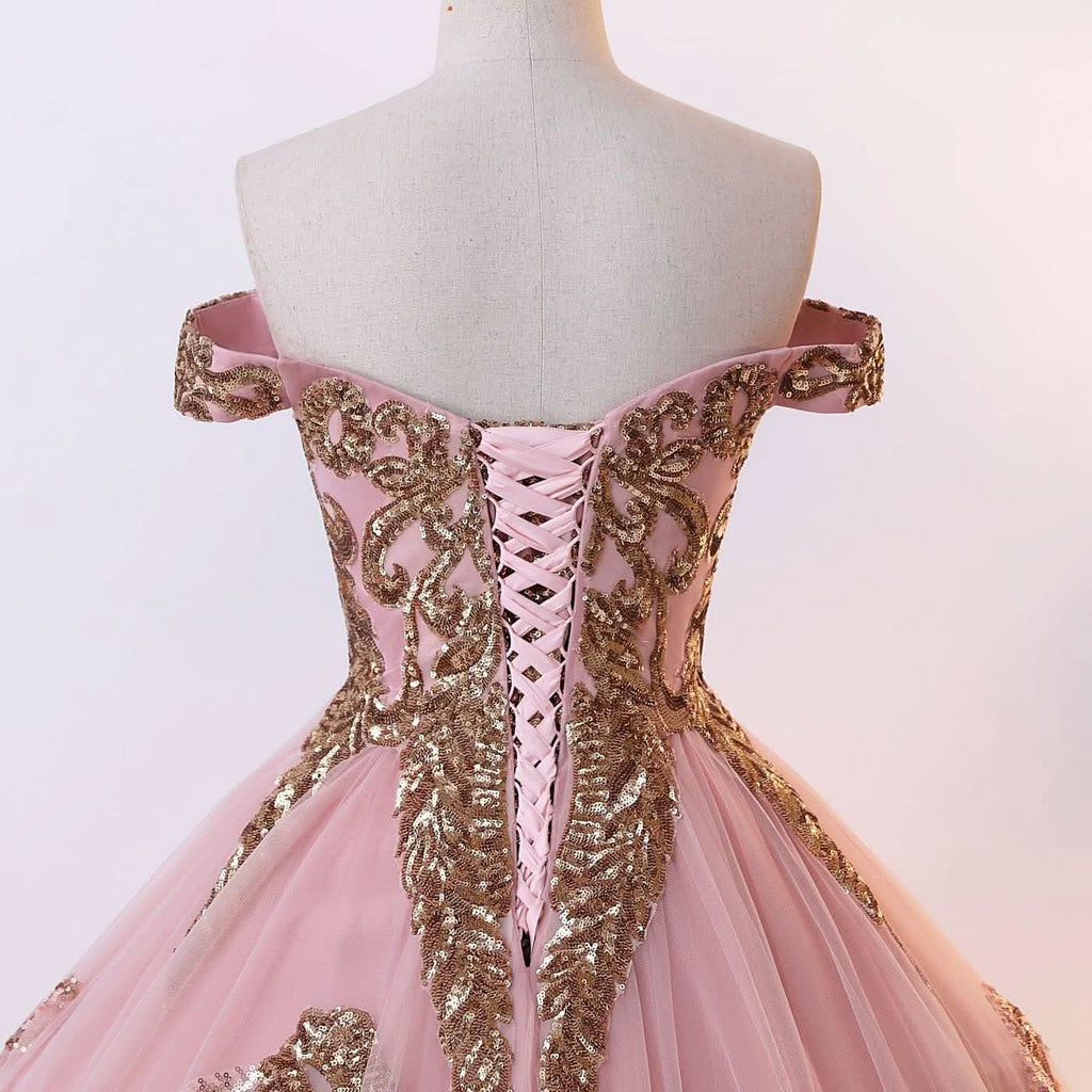 BMbride Women's Beading Sweetheart Ball Gown Tulle Layed Long Quinceanera Dress