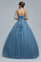 BMbride Women's Beading Sweetheart Ball Gown Tulle Layed Long Quinceanera Dress