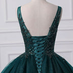 BMbride Women's Beading Sweetheart Ball Gown Tulle Layed Long Quinceanera Dress