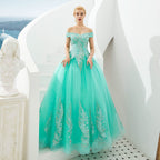 BMbride Women's Beading Sweetheart Ball Gown Tulle Layed Long Quinceanera Dress