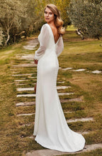 Lace Appliqued Wedding Dresses for Bride 2025 Beach Wedding Bridal Gowns for Women SE002