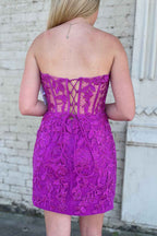 Mint Lace Sweetheart Tight Short Homecoming Dress Bmbride