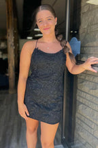 Glitter Emerald Green Lace Tight Homecoming Dress